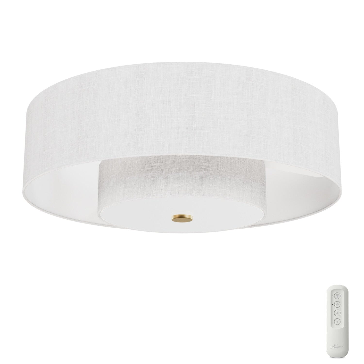 Brookside Jasmine Roth Indoor Fandelier with LED Light 30 inch with remote